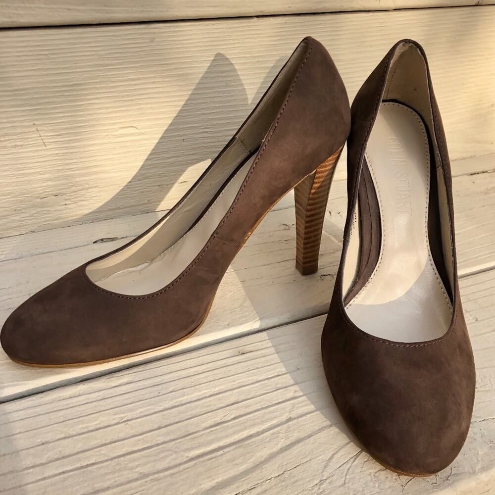 Colin Stuart from Nordstrom, Brown Suede 4" Heels, Pumps, Size 7.5